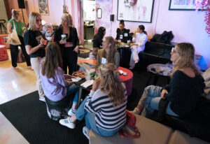 Fierce Lab_Womens 2024 Final Four_Coffee event full room