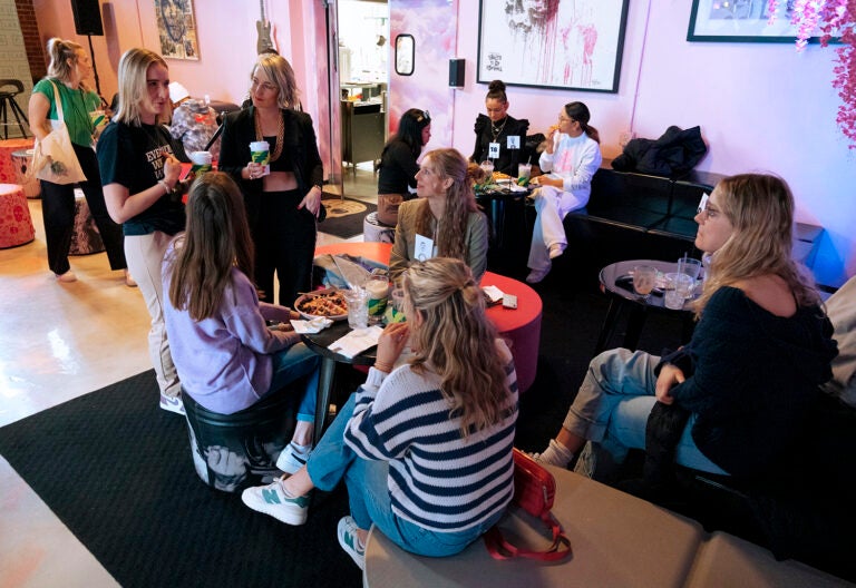 Fierce Lab_Womens 2024 Final Four_Coffee event full room