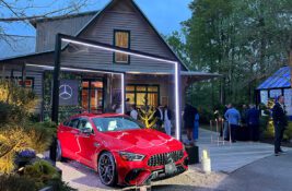 Mercedes-Benz Masters Experience clubhouse display