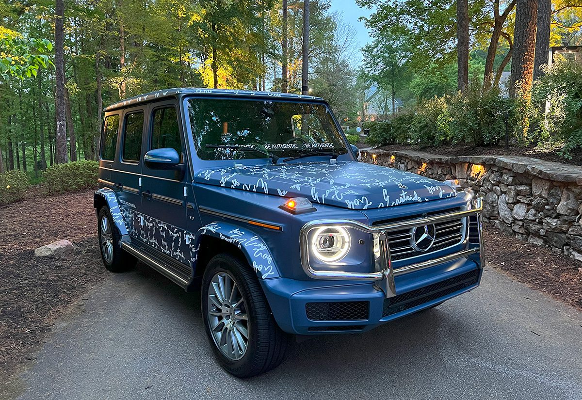G-Wagen on display at Mercedes-Benz Masters Experience
