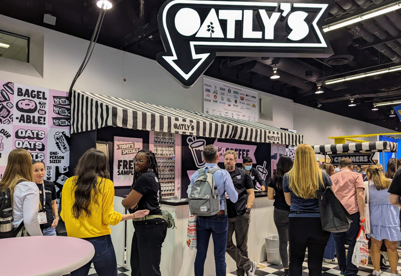 Oatly Natural Products Expo West Sampling