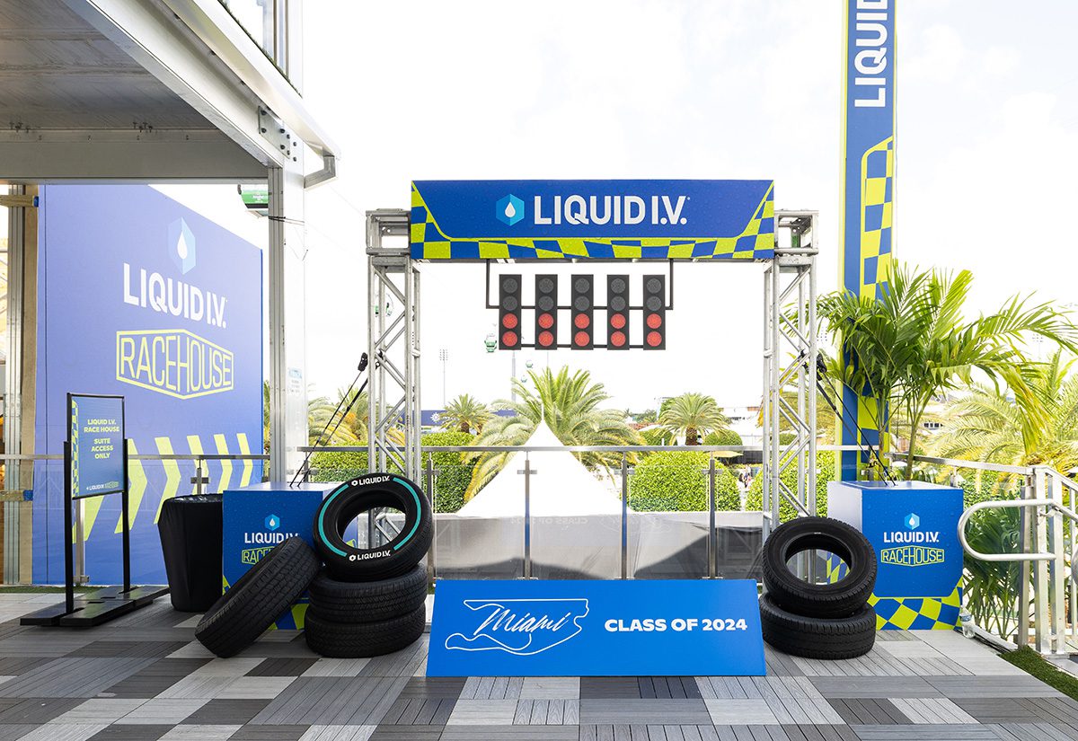 Liquid I.V. Race House activation at the Miami Grand Prix