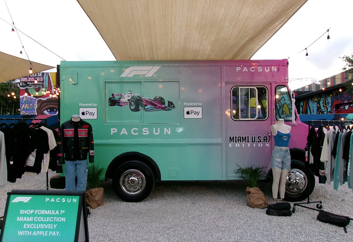 Pacsun x Formula 1 Truck