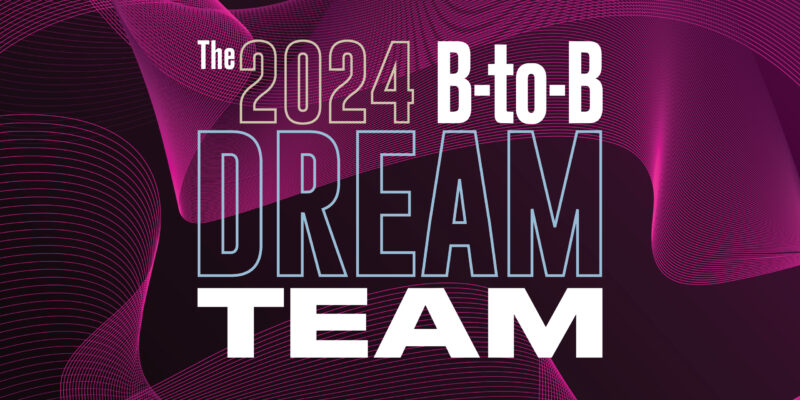 title-page- 2024 b2b-dream-team-graphic