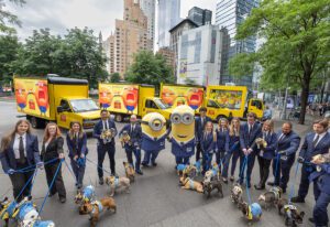 Despicable Me 4 dogs at premiere