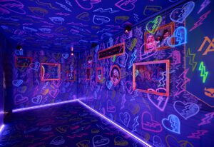 Descendants: The Rise of Red booth at VidCon 2024