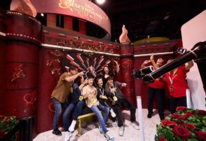 Descendants: The Rise of Red booth at VidCon 2024