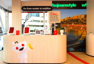 Reddit at Cannes lions 2024 welcomedesk