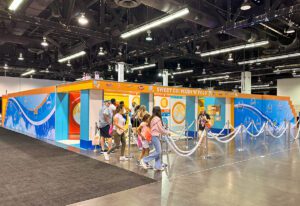 VidCon 2024 Mars booth