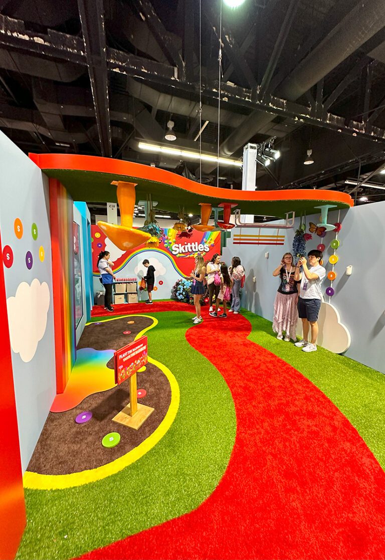 VidCon 2024 Mars booth