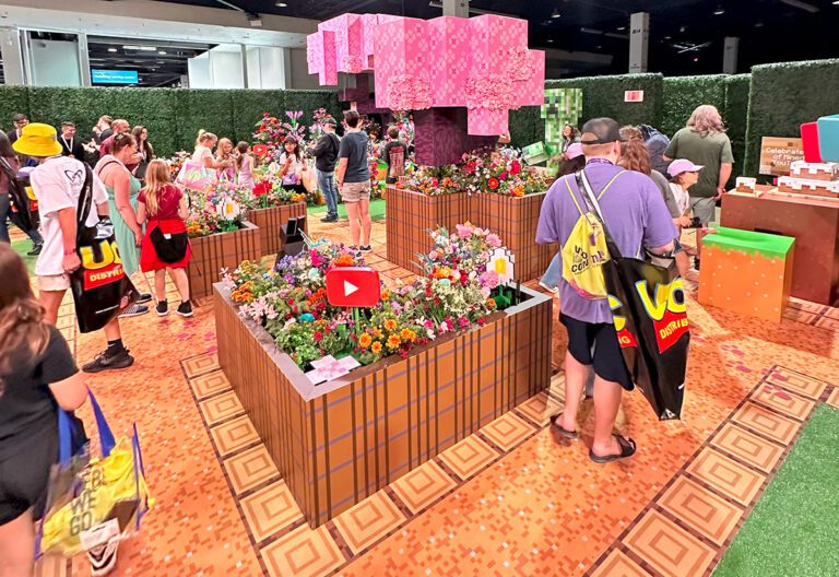 VidCon 2024 Minecraft booth