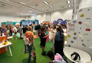 YouTube Creator Stadium lounge