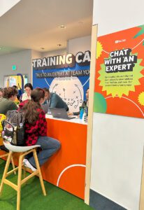 YouTube Creator Stadium lounge