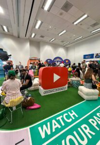 YouTube Creator Stadium lounge