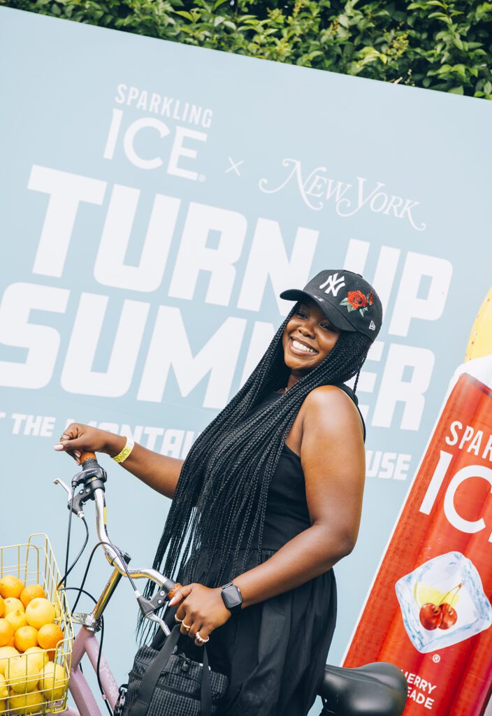 sparkling ice ny mag montauk hamptons 2024 photo op