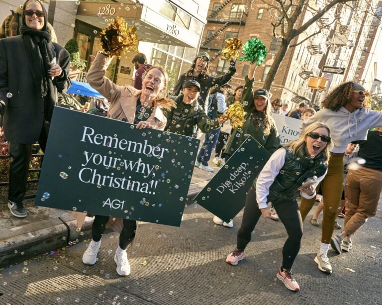ag1 signs 2024 TCS New York City Marathon Expo