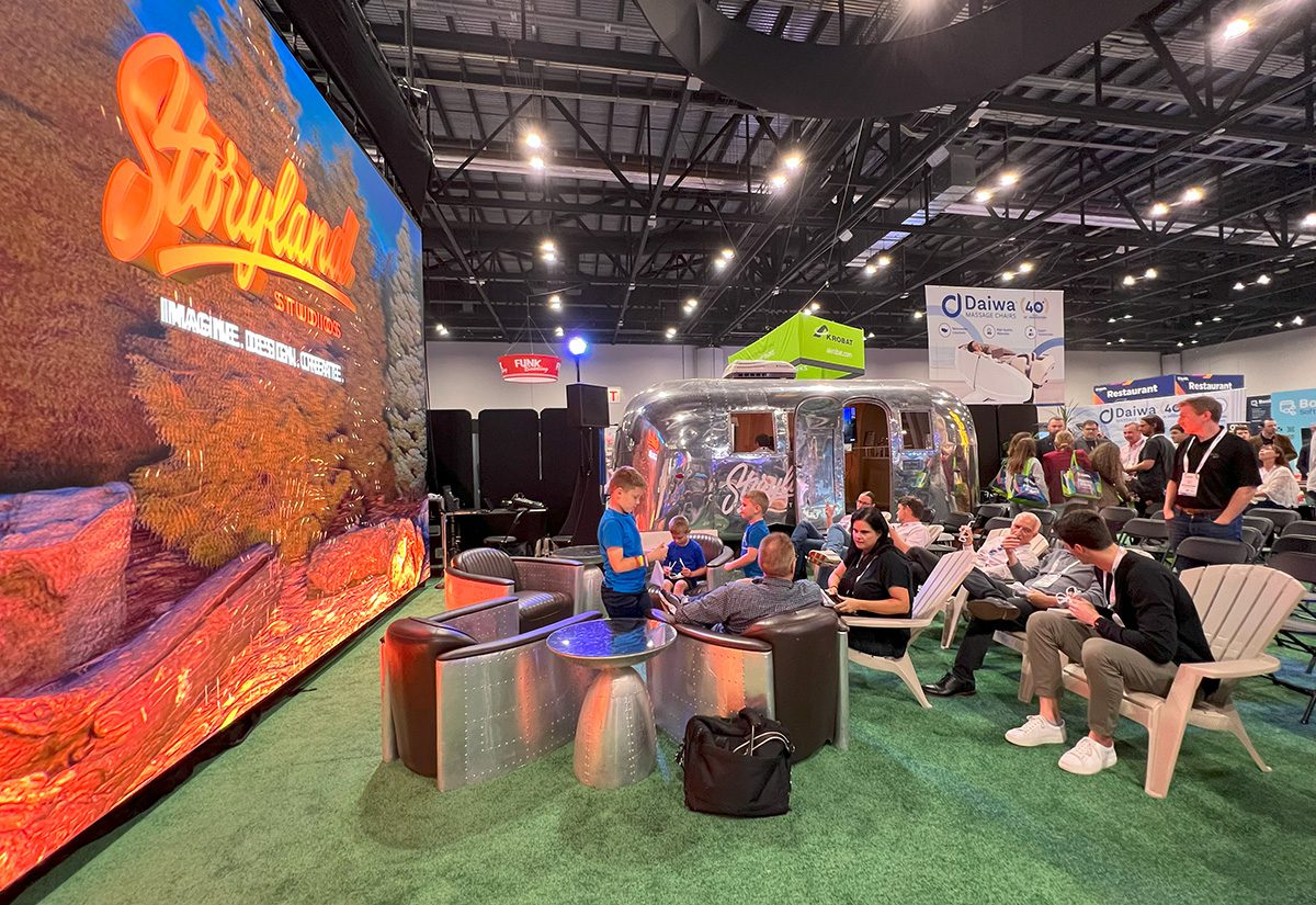 Storyland Studios booth