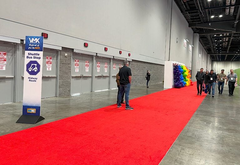 Expo hall shuttle service