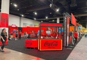 Coca-Cola Zero Sugar booth