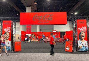 Coca-Cola Zero Sugar booth