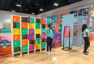 Women's Final Four Degree booth
