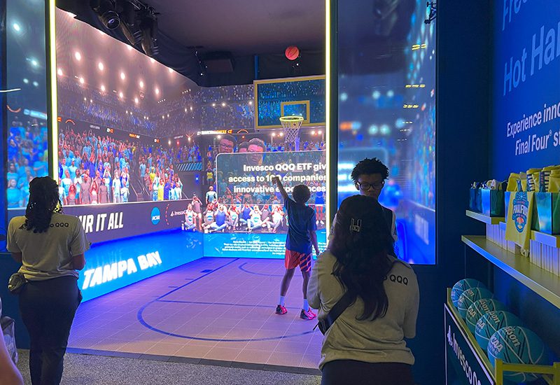 2025 Women's Final Four Invesco QQQ experience