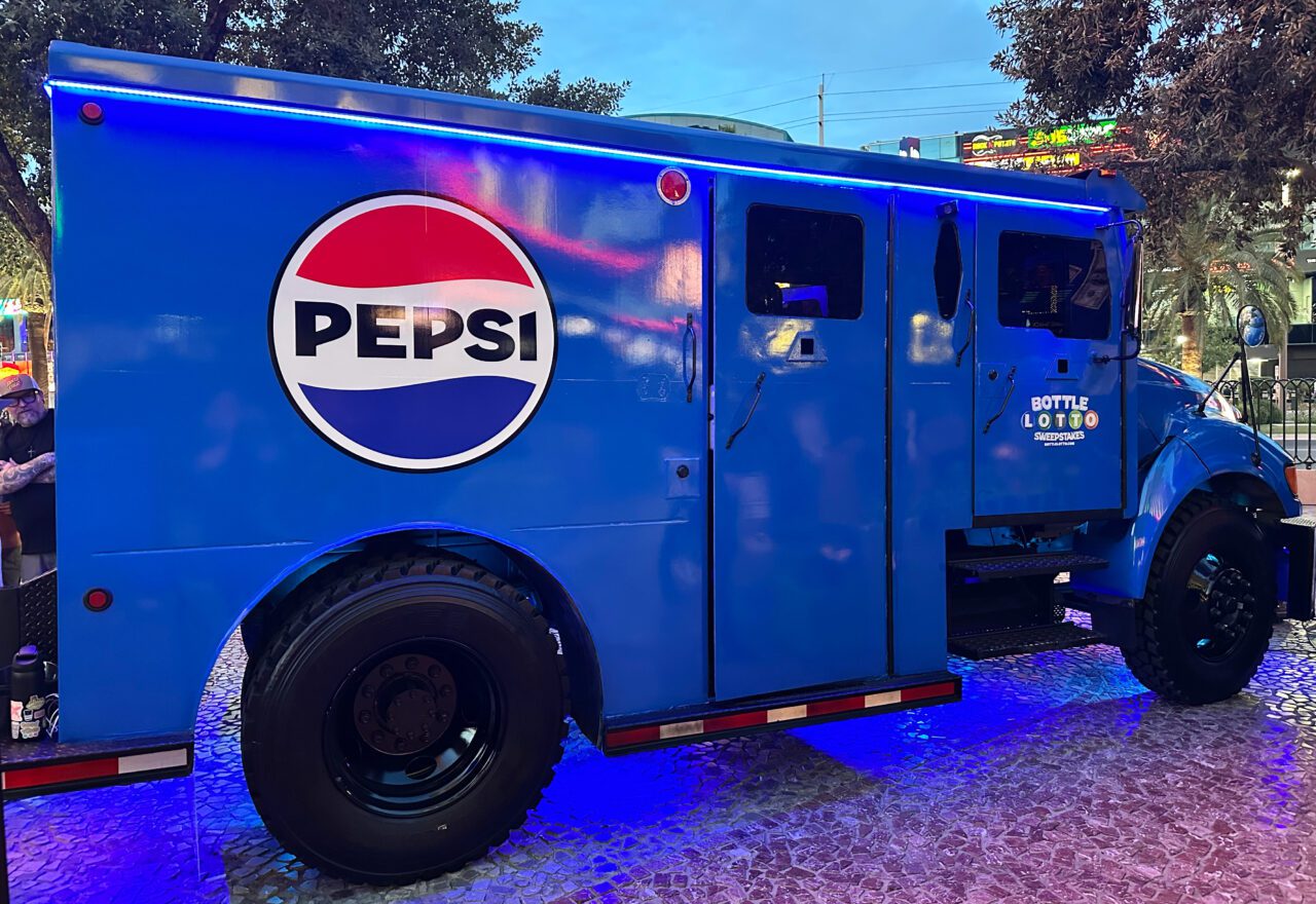 PepsiCo Bottle Lotto Armored Truck
