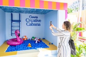 canva cannes lions 2025 ball pit