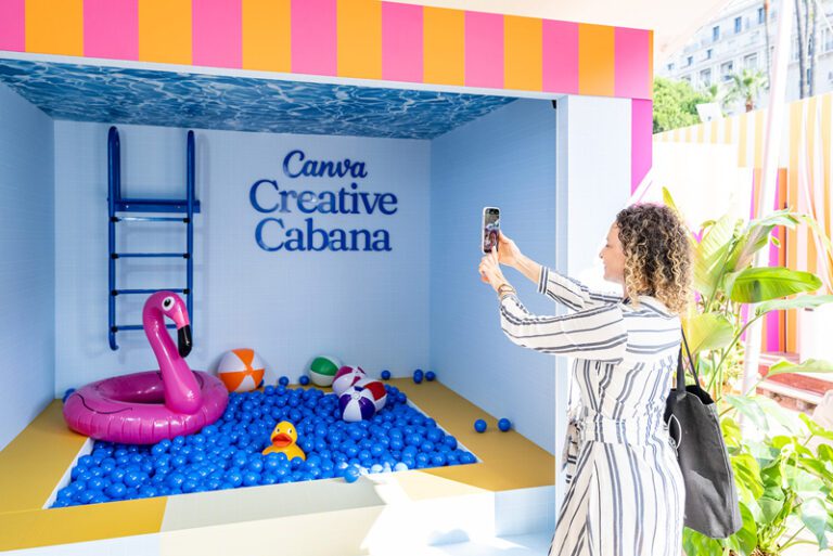 canva cannes lions 2025 ball pit