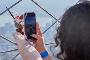 ghirardelli influencer taking photo