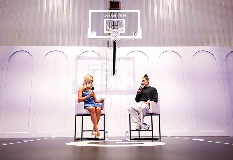 Google Pixel activation at WNBA All-Star 2025