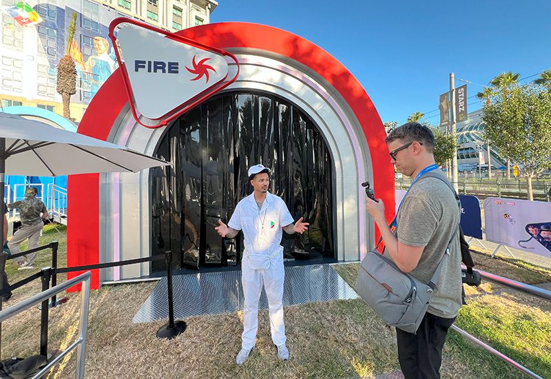 Google Play Fantastic Four-themed activation at San Diego Comic-Con 2025