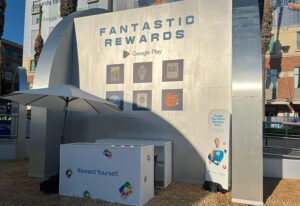 Google Play Fantastic Four-themed activation at San Diego Comic-Con 2025