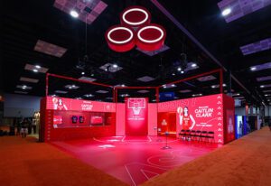 State Farm With the Assist booth at WNBA Live