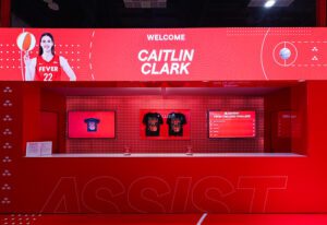 State Farm With the Assist booth at WNBA Live
