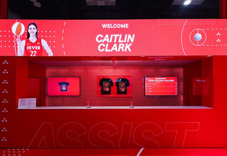 State Farm With the Assist booth at WNBA Live