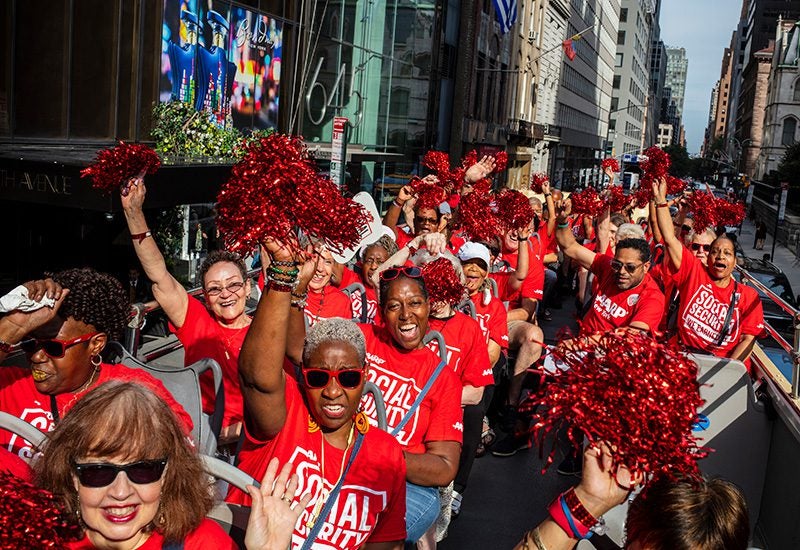 AARP “We Earned It” Bus Tour