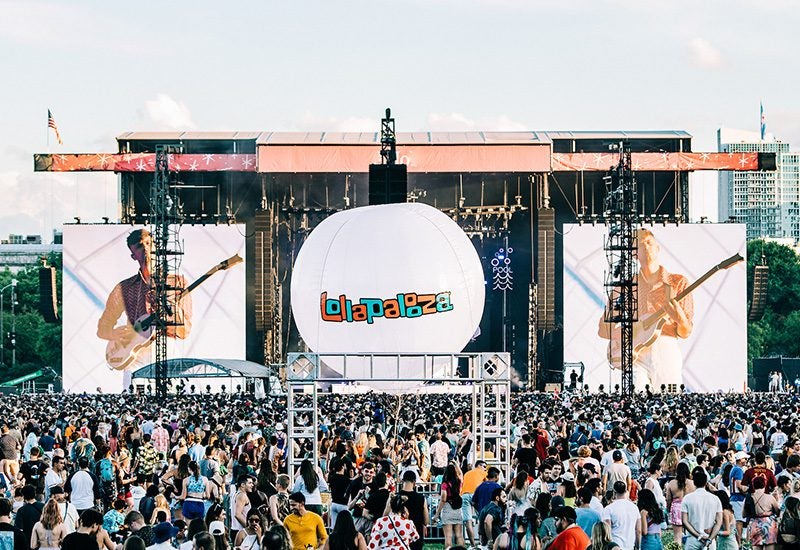 Lollapalooza 2022 stage