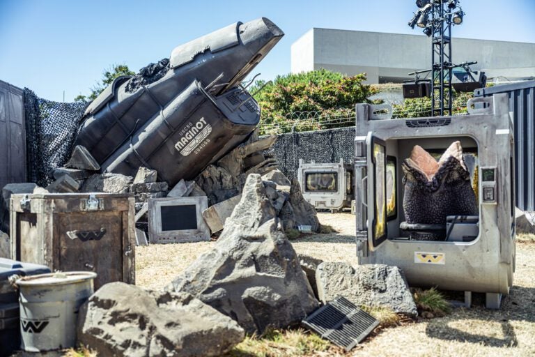 san diego comic-con 2025 fx alien earth spaceship
