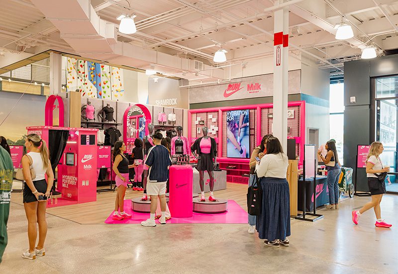 Nike x Milk Makeup in-store activation