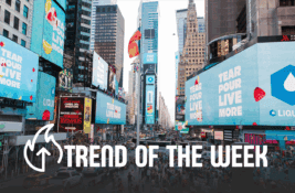 times square takeover campaigns - trend of the week