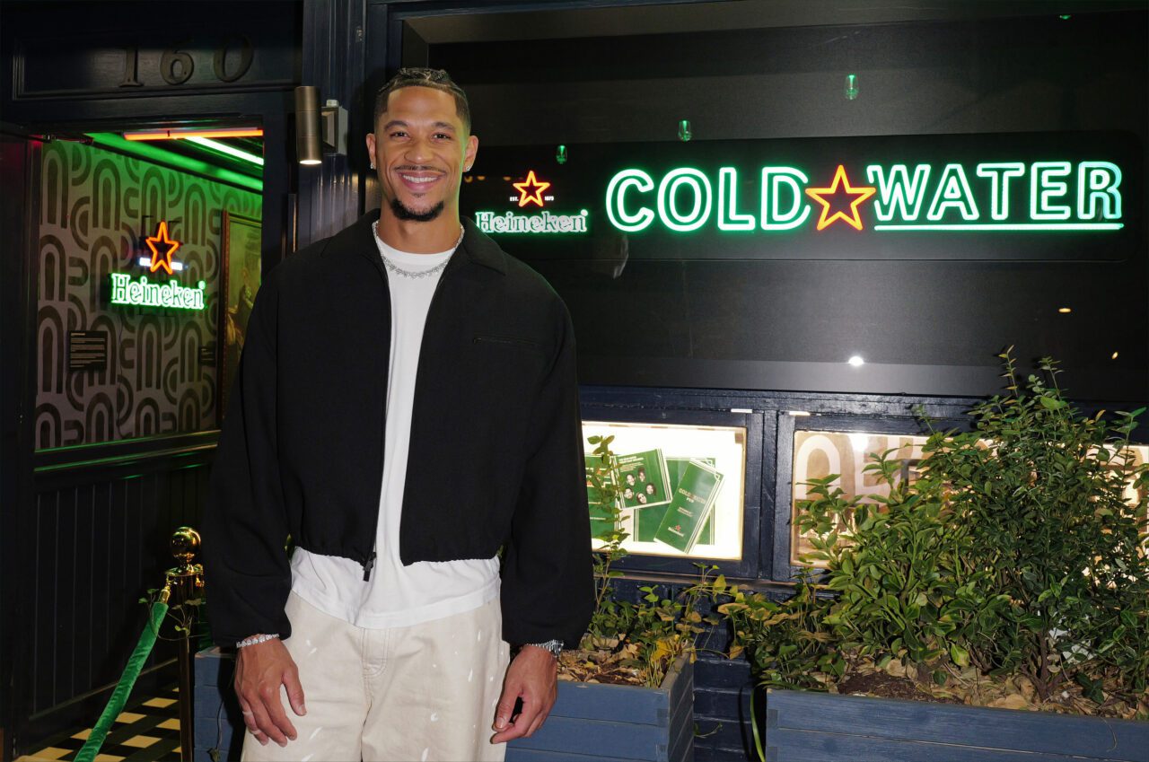 Josh Hart at the Heineken Group Chat Bar