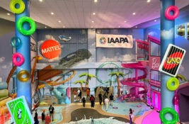 IAAPA Expo convention center Mattel entrance