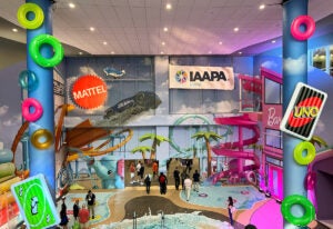 IAAPA Expo convention center Mattel entrance