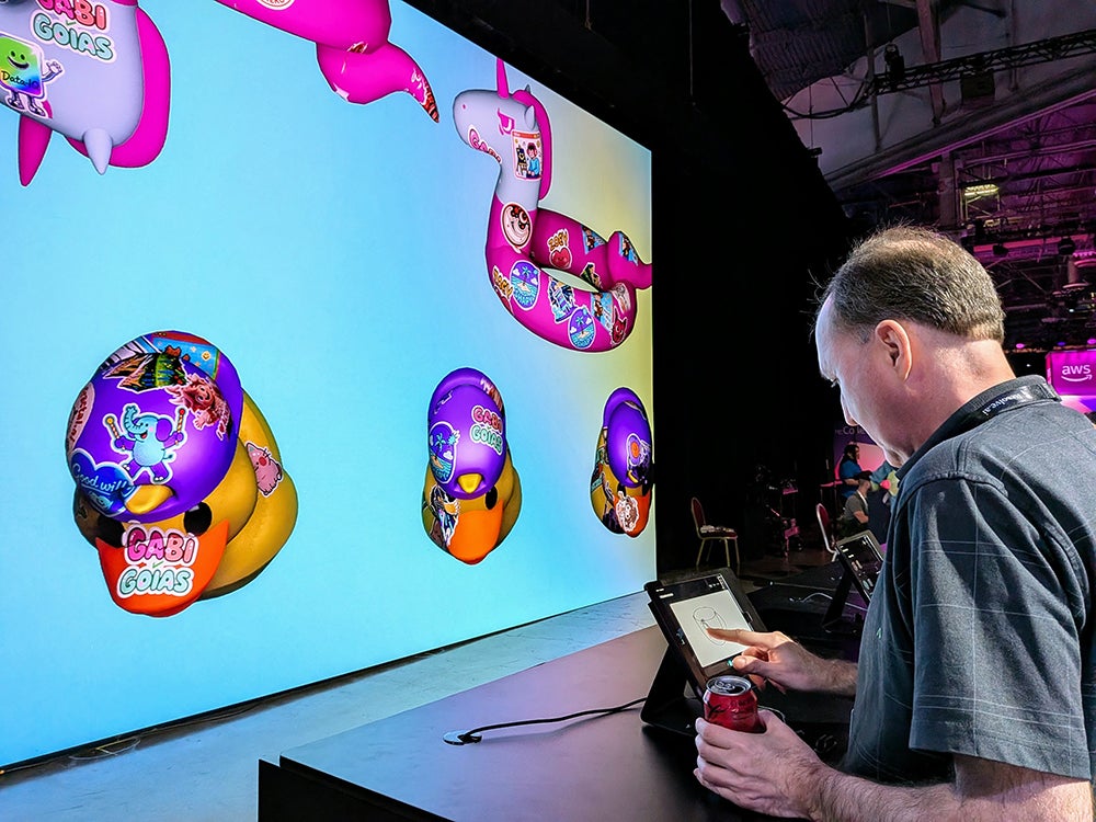 AWS re:Invent 2025 ai sticker studio