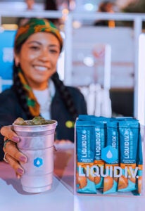 Liquid I.V. samples at F1 Las Vegas GP