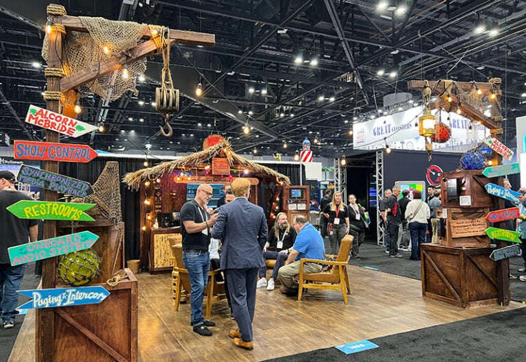 Alcorn McBride tiki bar booth