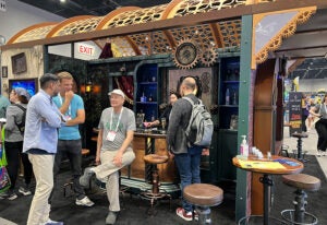 Art-FX Studios steampunk bar booth