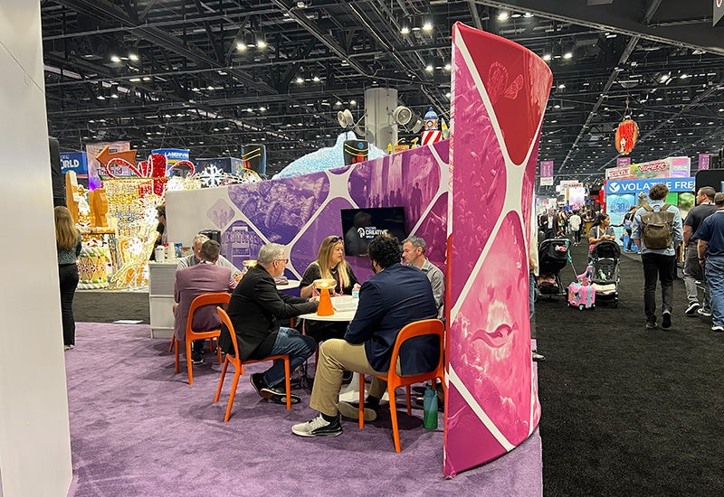 Falcon's Creative booth