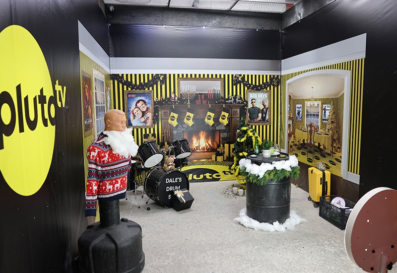 Pluto TV &ldquo;The Holidays Are Brutal&rdquo; Rage Room